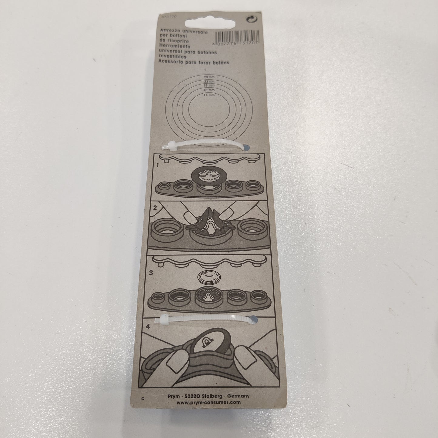 Prym Universal Tool for Covered Buttons