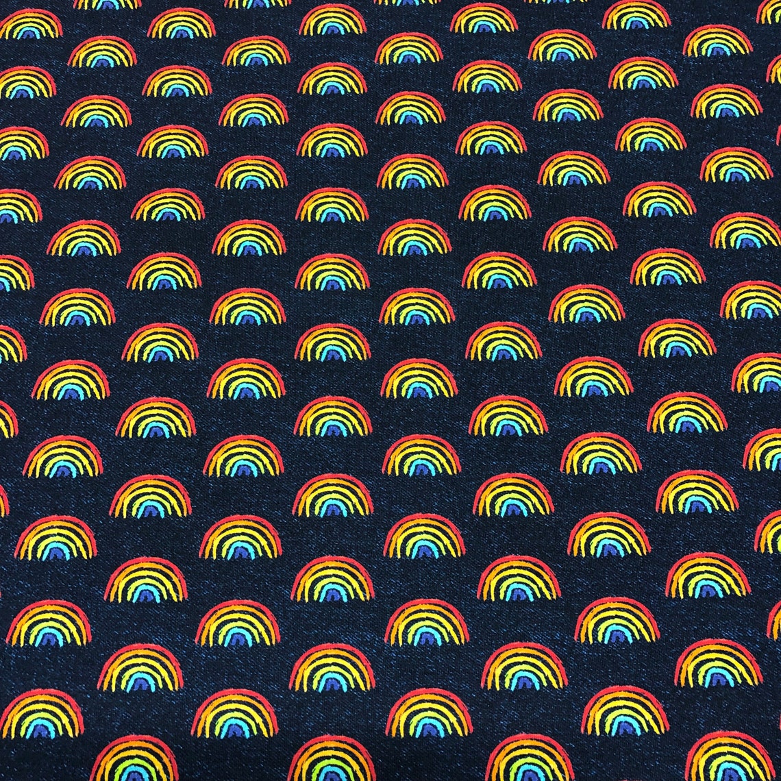 Cotton Jersey - Rainbows