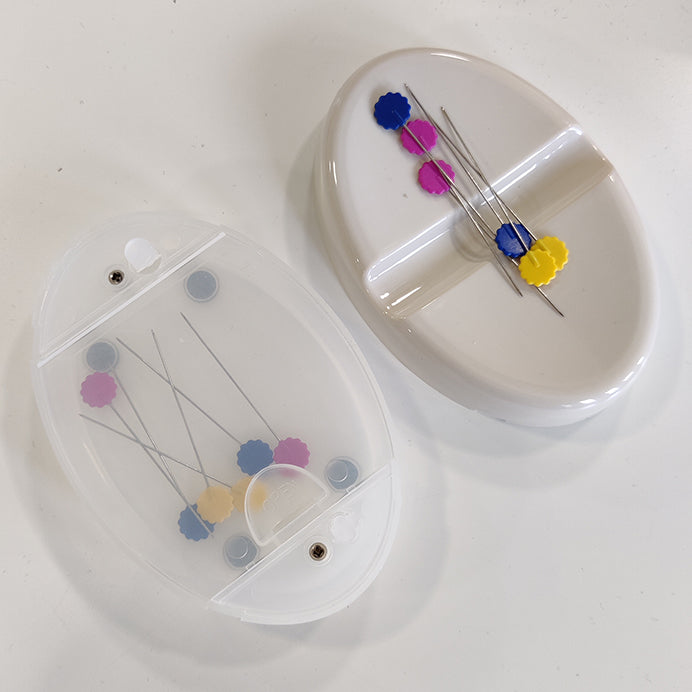 Hemline Magnetic Pin Dish with Storage