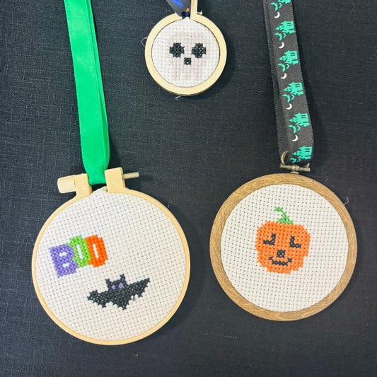Halloween Cross Stitch (7+) Wednesday 29th October 10am-12pm