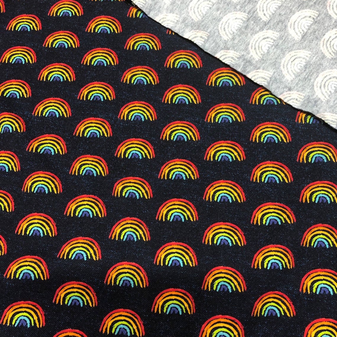 Cotton Jersey - Rainbows