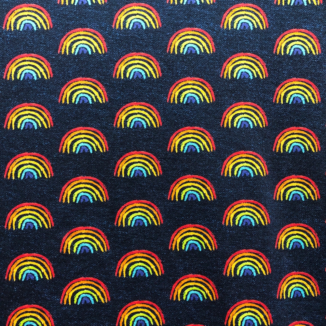Cotton Jersey - Rainbows