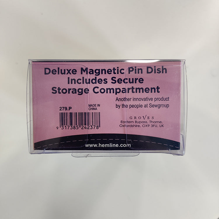 Hemline Magnetic Pin Dish with Storage
